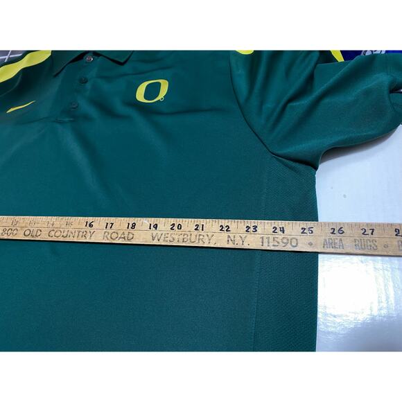 Nike Dri-Fit NCAA Oregon Ducks Men's Green Polo XL - Picture 3 of 10
